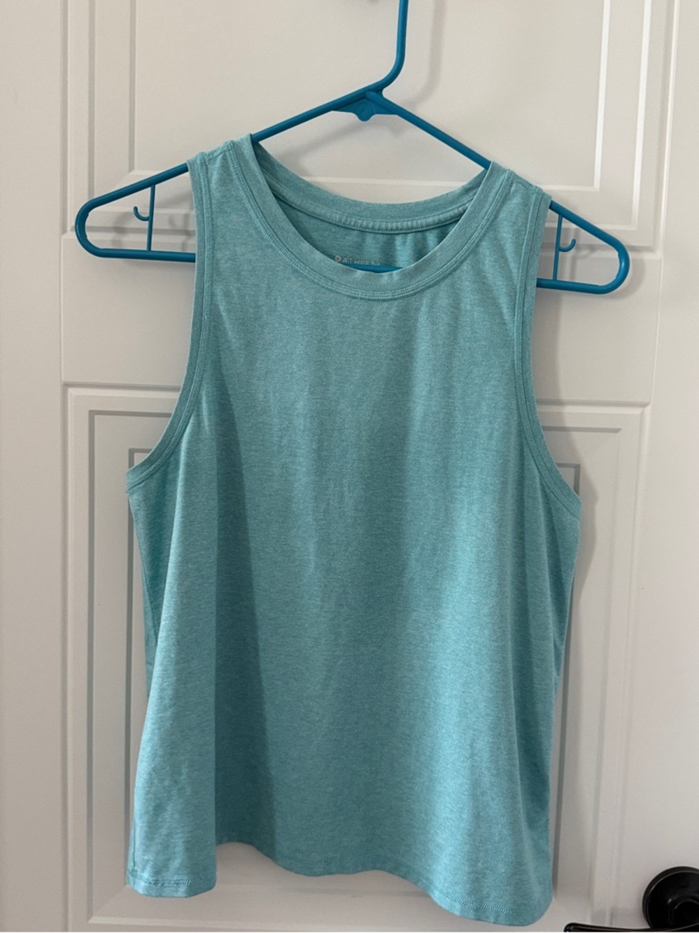 Athleta Uptempo Tank in Gulf Green Heather